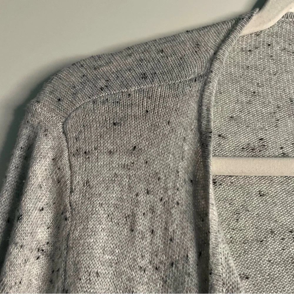 Anthropologie Moth Lyra Cashmere Blend Bell Sleeve Waterfall Long Cardigan S EUC